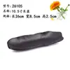 Plato rectangular negro de melamina vajilla japonesa para hot pot plástico esmerilado imitación porcelana plato para platos fríos plato para sushi plato para barbacoa plato plano