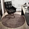 Silla de Oficina Giratoria Redonda Alfombrilla Redonda para Suelo Lavable Hogar Dormitorio Estudio Cesta Colgante Mecedora Alfombra Insonorizada Antideslizante