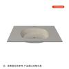 Lavabo Integrado de Cristal Templado con Bordes Delgados, Lavabo Minimalista Moderno, Lavabo Integrado para Exteriores