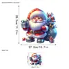Atacado 2025 novos adesivos de Natal de floco de neve e veado loja vitrine adesivos de parede vidro adesivos eletrostáticos para janela