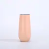 Taza Térmica Transfronteriza Acero Inoxidable 304 Copa de Champaña Mini Copa de Vino Portátil Copa Forma de Huevo Logo Personalizado Al Por Mayor