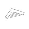 Suporte Triangular de Drenagem para Pia de Cozinha Aço Inoxidável Suporte de Armazenamento para Pia Armazenamento de Esponja e Pano Pia para Lavar Vegetais Pequeno Suporte de Drenagem para Lavar Louça