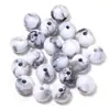 Nuevas Cuentas Redondas Nube Degradado Acrílico de Dos Colores Agujero Recto Cuentas Sueltas para Pulsera Collar Hecho a Mano Accesorios de Joyería