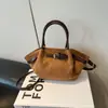 Bolso de Gamuza de Nicho Súper Popular para Otoño e Invierno para Mujer 2025 Nuevo Bolso Cruzado Versátil Bolso de Mano de Moda Bolso Tote Pequeño