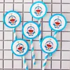 Cartão de bolo cartão criativo para decoração de bolo de aniversário pirulito bandeirinha de festa de aniversário decoração de festa 6