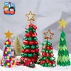 Regalo de Navidad Juguetes para Niños Guardería Decoración de Árbol de Navidad Hecha a Mano DIY Paquete de Materiales para Producción de Escritorio Pequeño