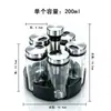 Suministros para tarros de condimentos, tarro para condimentos, caja organizadora de set de botellas de condimentos, set de botellas de condimentos, botella de condimentos de vidrio, salero