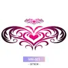 Tatuajes Temporales Sexy Partes Íntimas Abdomen Inferior Succubus Deseo Puro Abdomen Cintura Trasera Tótem de Corazón Pecho Jugo Impermeable