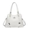 Elegante Bolso para Mamá Bolso de Hombro Individual Bolso de Viaje para Mujer Bolso Tote Grande Nuevo de Moda con Estampado de Vaca Bolso de Piel Suave