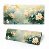 Tapete de Mouse Popular Transfronteiriço Flores Frescas e Criativas Borracha Natural para Mouse Jogo Extra Grande Espessado Antiderrapante Tapete de Mesa