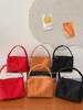 Nuevo Bolso Versátil de Hombro Cruzado Estilo Coreano para Mujer Bolso de Pana para Mujer Bolso Almohada de Gran Capacidad Bolso de Mano Cilíndrico