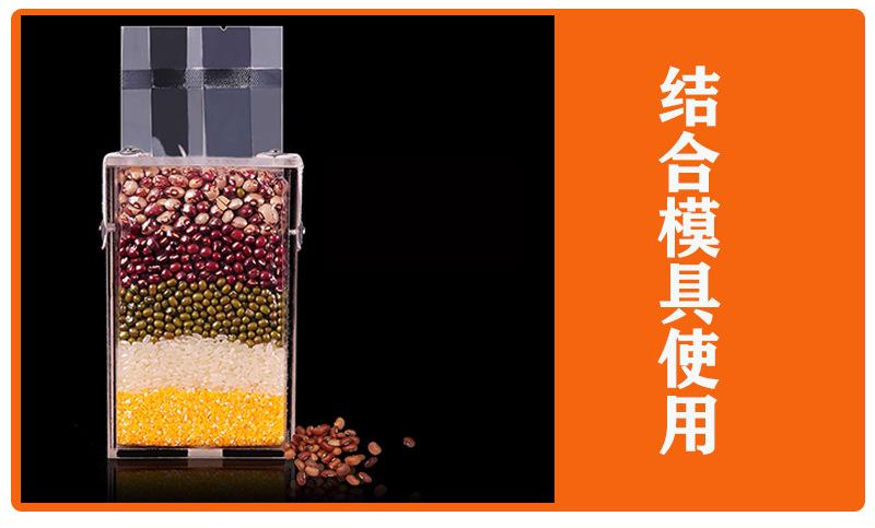 厂家现货尼龙真空米砖袋1斤杂粮包装袋透明方砖袋加厚