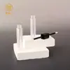 Tubo Vacío Cuadrado Transparente de Doble Extremo Negro Mate para Empaque de Maquillaje, Rubor Líquido, Delineador Líquido, Brillo de Labios, Bálsamo Labial