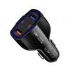 Carregador de carro QC3.0 PD20 universal acendedor de cigarro um para quatro carro Novo A + C multifuncional 2USB + 2PD