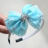 2024 Nuevo Malla Estilo Coreano Doble Capa Mariposa Grande Horquilla para el Cabello de Niñas Princesa Parte Trasera de la Cabeza Azul Accesorios para el Cabello de Niños