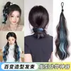 Coque Autotravante para Mulheres, Anel de Cabelo Completo, Pacote de Cabelo Coque Natural, Aumento de Cabelo, Mechas de Cabelo Humano Real, Pacote de Cabelo