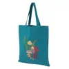 Bolsa de Lona Logo Personalizado Bolsa Tote Lisa de Lona Treinamento de Estudante Tutoria Bolsa Tote Promocional Bolsa de Compras Ecológica