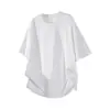 Camiseta Unisex de Manga Corta para Verano, Estilo Hombro Caído, Alta Elasticidad, Fibra de Poliamida 70D, Resistente a las Arrugas, Sensación de Hielo, Amigable con la Piel, Transpirable
