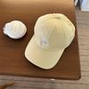 Gorra de Béisbol Bordada con Letra de Estilo Americano para Mujer, Simple Casual Versátil Adelgazante para la Cara, Gorra Duckbill para Hombre de Circunferencia de Cabeza Grande
