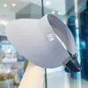 Sombrero de Seda de Hielo Sin Costuras Integrado con Protección Solar para Mujer, Parte Superior Abierta, Ala Ancha, Plegable, Sombrero de Sol con Protección UV para Adultos