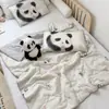 Edredom de Gaze Dupla de Verão para Crianças Sereia Fofa Lavável à Máquina Fresco para Bebê Creche Pequeno Pele de Gelo Edredom com Ar Condicionado
