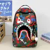 Mochila Tubarão Transfronteiriça para Homens e Mulheres, Mochila Escolar para Estudantes, Esportes ao Ar Livre, Montanhismo, Viagem, Lazer, Mochila da Moda