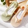 Calcetines náuticos para mujer, de primavera y verano, de malla fina, antideslizantes, transpirables y absorbentes del sudor, calcetines invisibles poco profundos, calcetines de mujer al por mayor