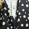 Pijamas Tela de Seda Algodón Seda de Algodón Artificial Vestido para Niños Tela para Ropa Verano Caída Estampado