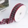 Fitas Xadrez de 4cm com Laços de Fita Xadrez Britânico Materiais para Embalagem de Presentes Decoração Artesanal DIY Acessórios de Vestuário