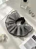 Direto do fabricante: Scrunchie de renda simples, elástico de cetim para cabelo para meninas, acessório de cabelo de alta qualidade, faixa de cabelo