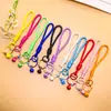 Lanyard de pentagrama con cascabel estilo deportivo moderno, accesorio versátil para bolsos, muñecas y fundas de teléfono, venta al por mayor
