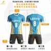 Uniformes de fútbol personalizados para estudiantes universitarios, conjuntos de fútbol juvenil, logotipos y números impresos personalizados para equipos universitarios