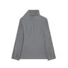 Atacado Outono 2026 Novo Estilo Europeu e Americano Feminino Cor Sólida Blazer Elegante Jaqueta 26236