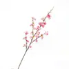 Novo Estilo Flor de Cerejeira Simulação Primavera Ano Novo Galhos de Flor de Pera Flores Artificiais Decoração de Sala de Estar Enfeites Decorações de Casamento Flor de Pessegueiro Transfronteiriço