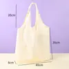 Colete Bolsa de Lona Fabricante Logotipo Personalizado Bolsa Publicitária para Aula de Treinamento Bolsa de Ombro de Lona Moda Estudante Personalização
