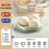 Recipiente para aquecer no micro-ondas para uso doméstico, resistente a altas temperaturas, com bandeja para cozinhar no vapor, tigela de vidro, vaporizador para aquecer pães, dispositivo de cozimento a vapor