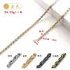 Cadena retorcida de linterna, Accesorios para collares, Cadena para correa de hombro de bolso, Cadena retorcida vintage, Fabricante de accesorios de hardware hechos a mano para bricolaje