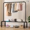 Nuevo Modelo Rejilla Lateral de Extra Grosor y Gran Capacidad, Perchero de Pie para Uso Doméstico, Perchero para Ropa de Dormitorio