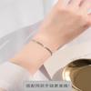 Pulseira Popular de Moda de Três Camadas Estilo Coreano Osso de Cobra Feminina Simples Europeia e Americana Combina com Tudo Joias Mori Estudante Joias de Alto Valor