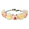 Fabricantes de Origen Pueden Personalizar Yiwu Guirnalda al por Mayor Accesorios para la Cabeza Flores de Colores Diadema DIY para Niños Diadema