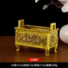 Adornos de trípode de cobre al por mayor, trípode cuadrado de cobre, regalos de empresa, decoraciones para el hogar y la oficina, artesanías
