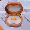 Anel Flor Escovada Dourado Areia Estilo Loja de Ouro Design de Nicho Anel Leve Luxo Aberto Versátil Joia