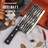 En stock explosiones de comercio electrónico cuchillo de cocina cortador doméstico fábrica forjado acero inoxidable cuchillo de carne de cocina cuchillo cuadrado para rebanar verduras