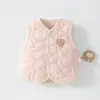 Chaleco para Barriga y Espalda de Bebé Otoño e Invierno Chaleco Casual de Algodón para Bebé Chaleco Infantil Acolchado de Algodón Top Cálido Ropa para Bebé