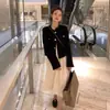 Chaqueta Estilo Chanel para Mujer, Nueva Versión Coreana Primavera y Otoño 2026, Holgada, Elegante Chaqueta Corta Superior Tejida