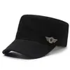 Chapéu Masculino para Esportes ao Ar Livre Camuflado Chapéu de Aba Reta Tendência Primavera e Outono Novo Chapéu de Sol Estilo Coreano Bordado Chapéu de Aba Reta Estilo Americano