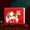 Lista de regalos de boda dinero de regalo boda delgada señal de registro esmerilada de alta calidad libro de contabilidad de relaciones personales libro de firmas de invitados