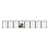 Cerca Modular para Pets Pet Mix, 8 Painéis (65 cm) - Preta