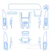 Aplicable a Chery Ruihu 9 Película Interior Pantalla de Control Central Palanca de Cambios HD TPU Película Interior Película Transparente Navegación Película Templada
