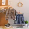 Conjunto de Verão para Meninos 2026 Novo Estiloso Bebê Crianças Estampa Completa de Letras Manga Curta Duas Peças Roupas Tendência Atacado